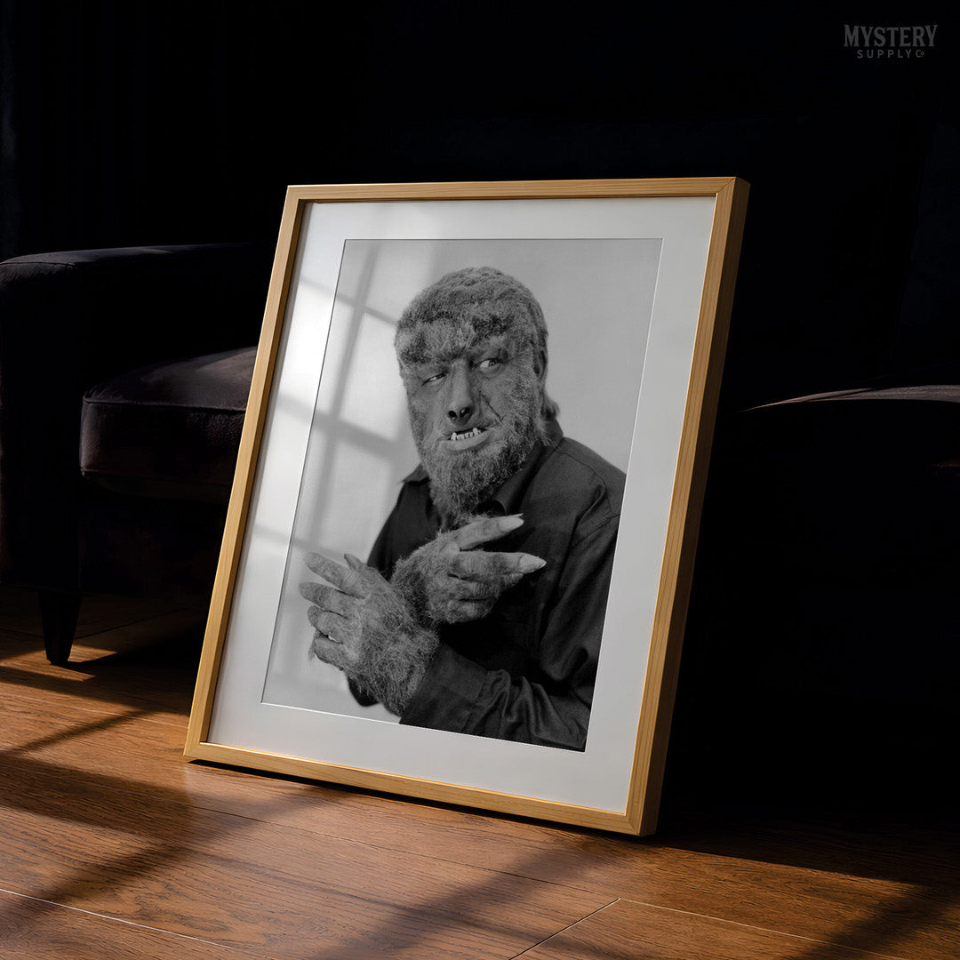The Wolf Man 1940s Horror Movie Lon Chaney Jr. Werewolf Photo