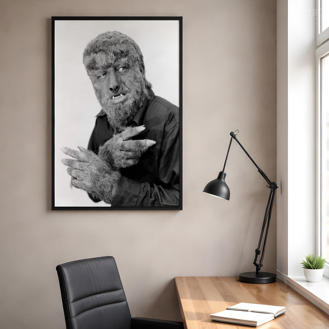 The Wolf Man 1940s Horror Movie Lon Chaney Jr. Werewolf Photo