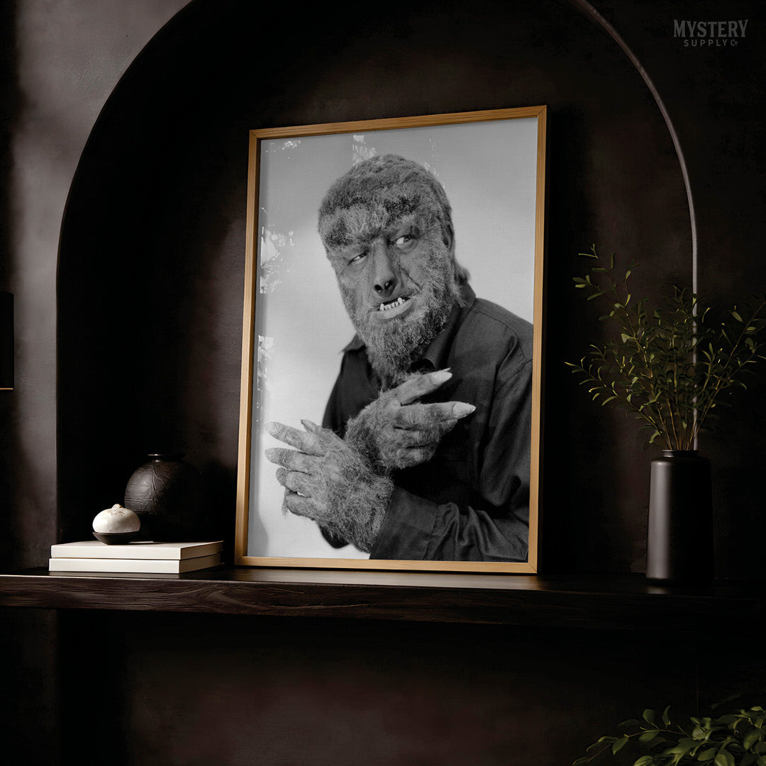 The Wolf Man 1940s Horror Movie Lon Chaney Jr. Werewolf Photo