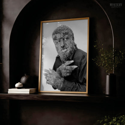 The Wolf Man 1940s Horror Movie Lon Chaney Jr. Werewolf Photo