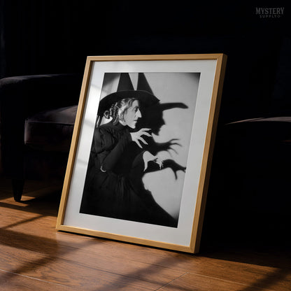 Wicked Witch of the West 1930s Profile Shadow Movie Photo