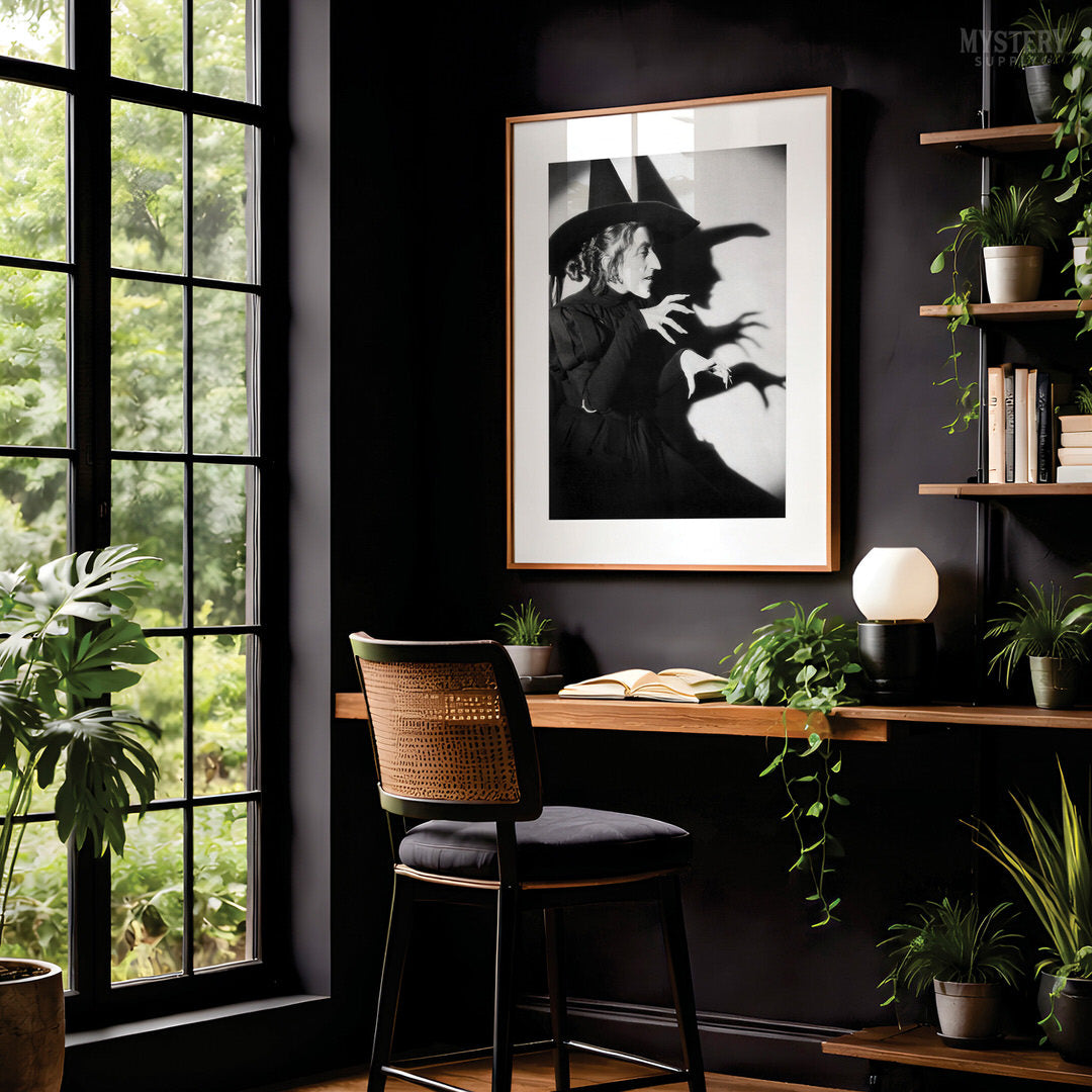Wicked Witch of the West 1930s Profile Shadow Movie Photo