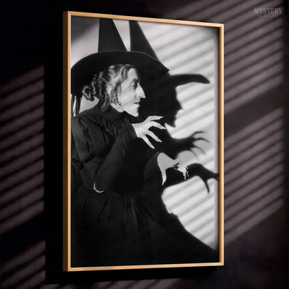 Wicked Witch of the West 1930s Profile Shadow Movie Photo