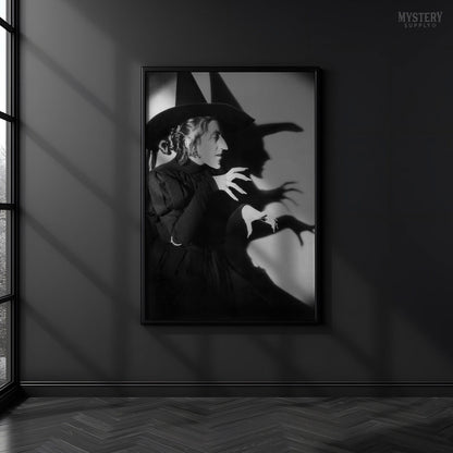Wicked Witch of the West 1930s Profile Shadow Movie Photo