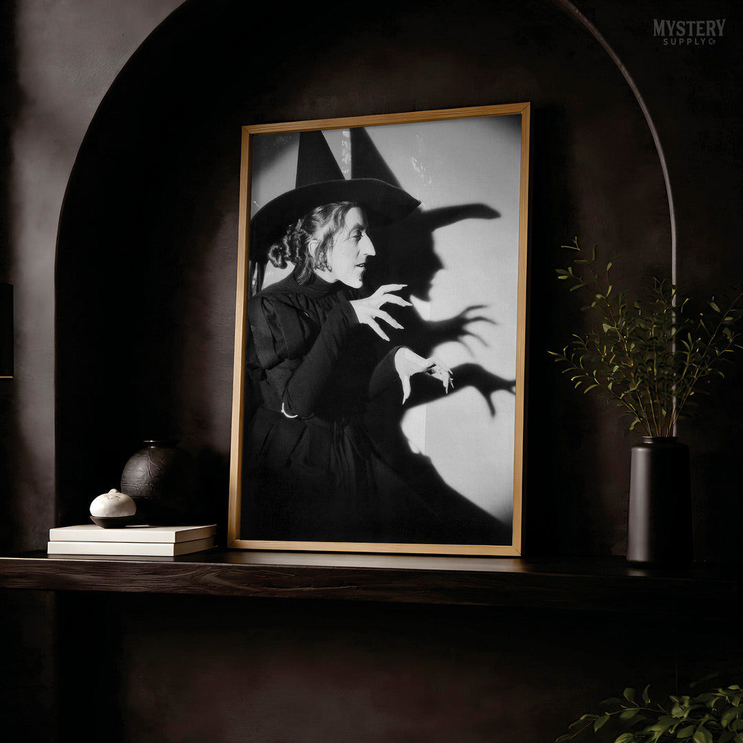Wicked Witch of the West 1930s Profile Shadow Movie Photo