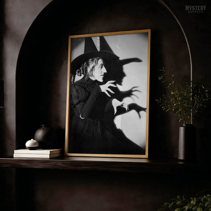 Wicked Witch of the West 1930s Profile Shadow Movie Photo
