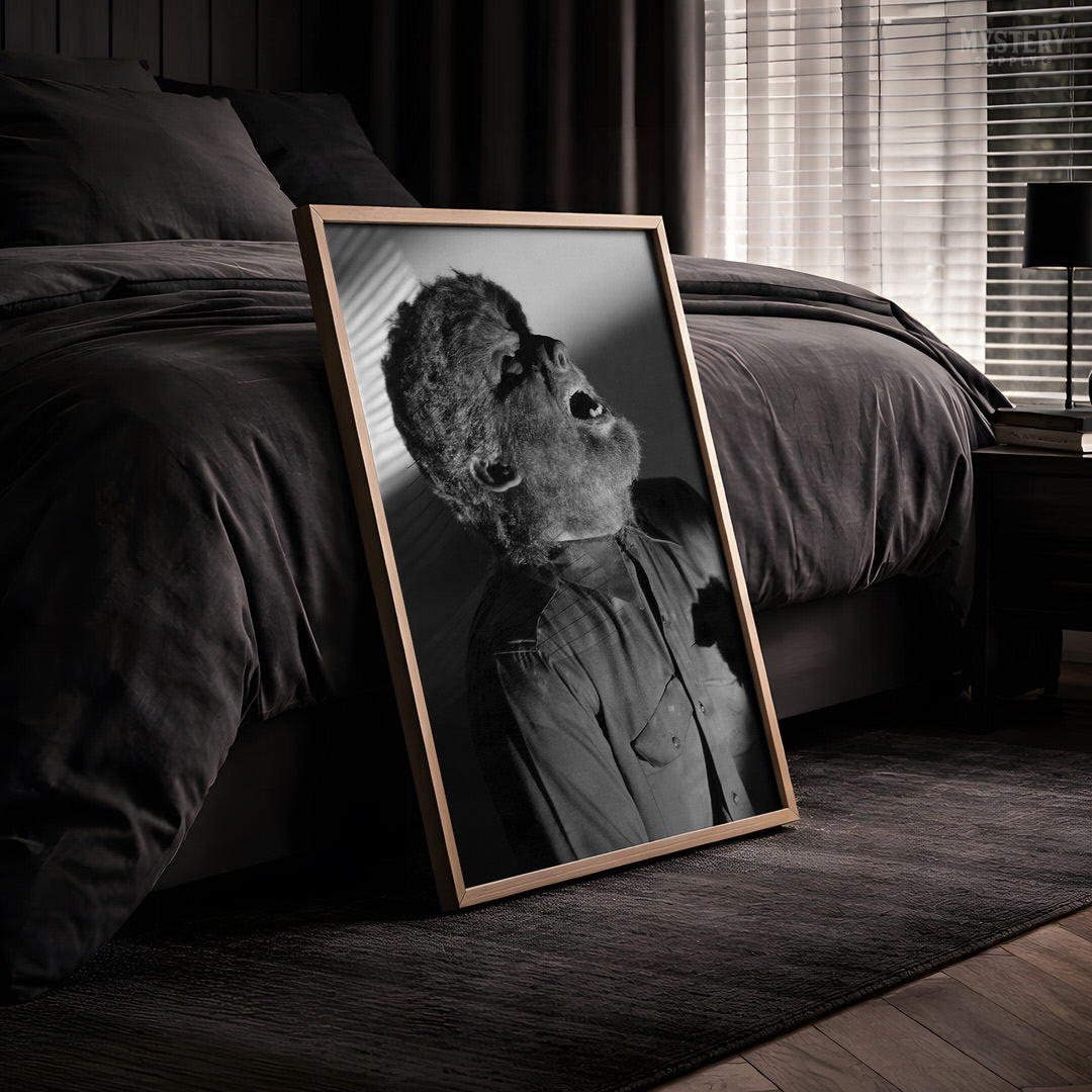 The Wolf Man 1940s Lon Chaney Jr. Howling Werewolf Photo