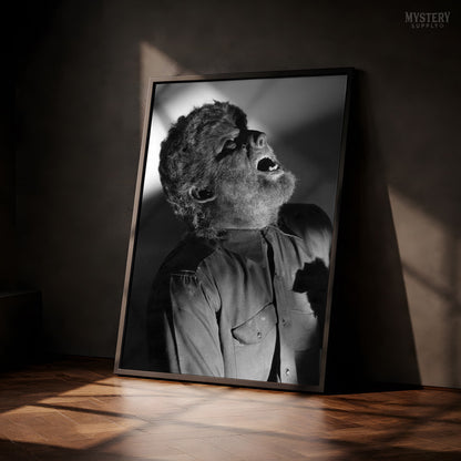 The Wolf Man 1940s Lon Chaney Jr. Howling Werewolf Photo