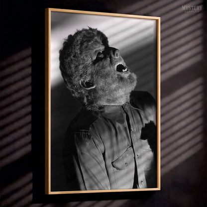 The Wolf Man 1940s Lon Chaney Jr. Howling Werewolf Photo