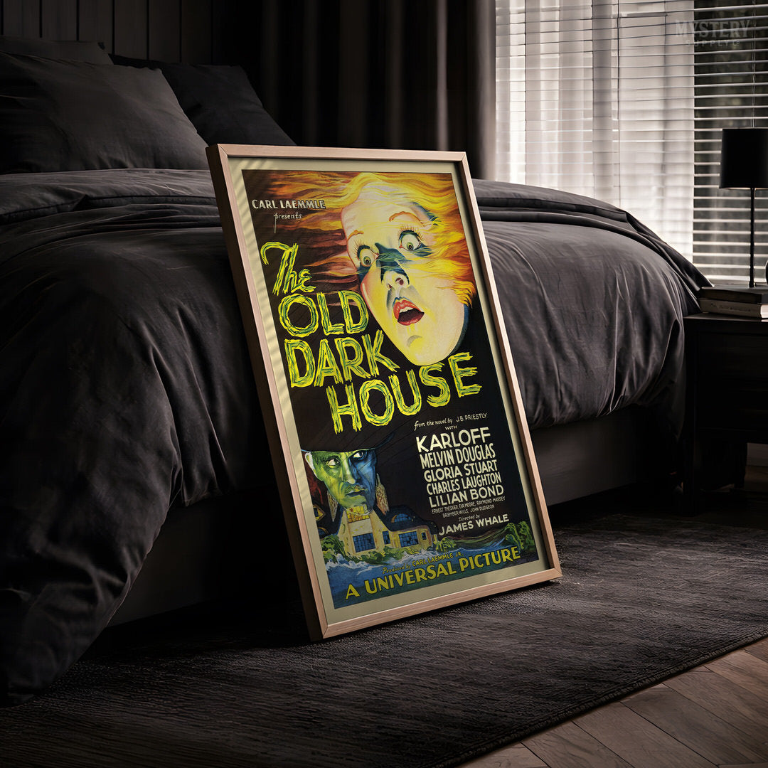 The Old Dark House 1932 Boris Karloff Horror Movie Poster