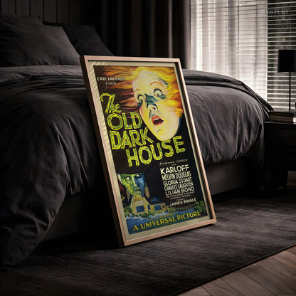 The Old Dark House 1932 Boris Karloff Horror Movie Poster