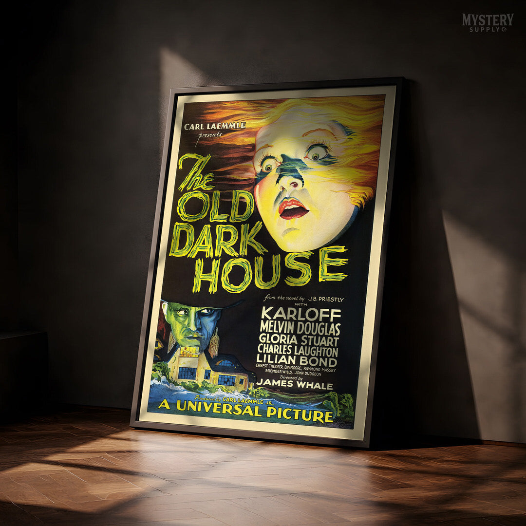 The Old Dark House 1932 Boris Karloff Horror Movie Poster