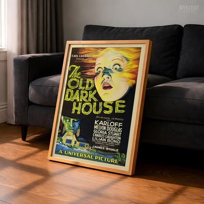 The Old Dark House 1932 Boris Karloff Horror Movie Poster