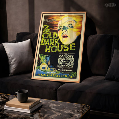 The Old Dark House 1932 Boris Karloff Horror Movie Poster