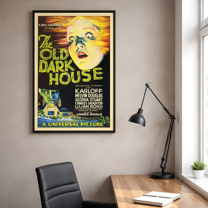 The Old Dark House 1932 Boris Karloff Horror Movie Poster