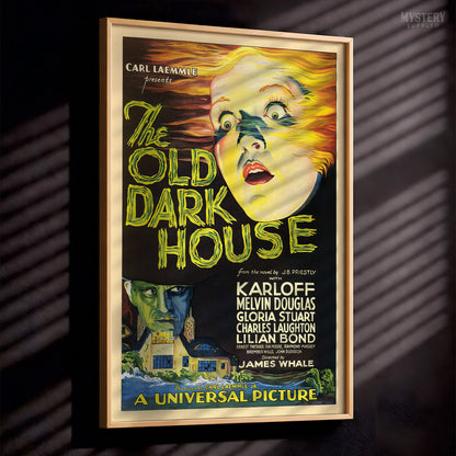 The Old Dark House 1932 Boris Karloff Horror Movie Poster