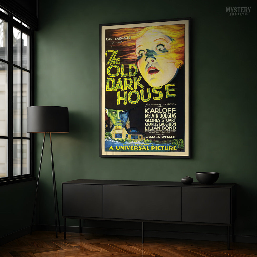 The Old Dark House 1932 Boris Karloff Horror Movie Poster