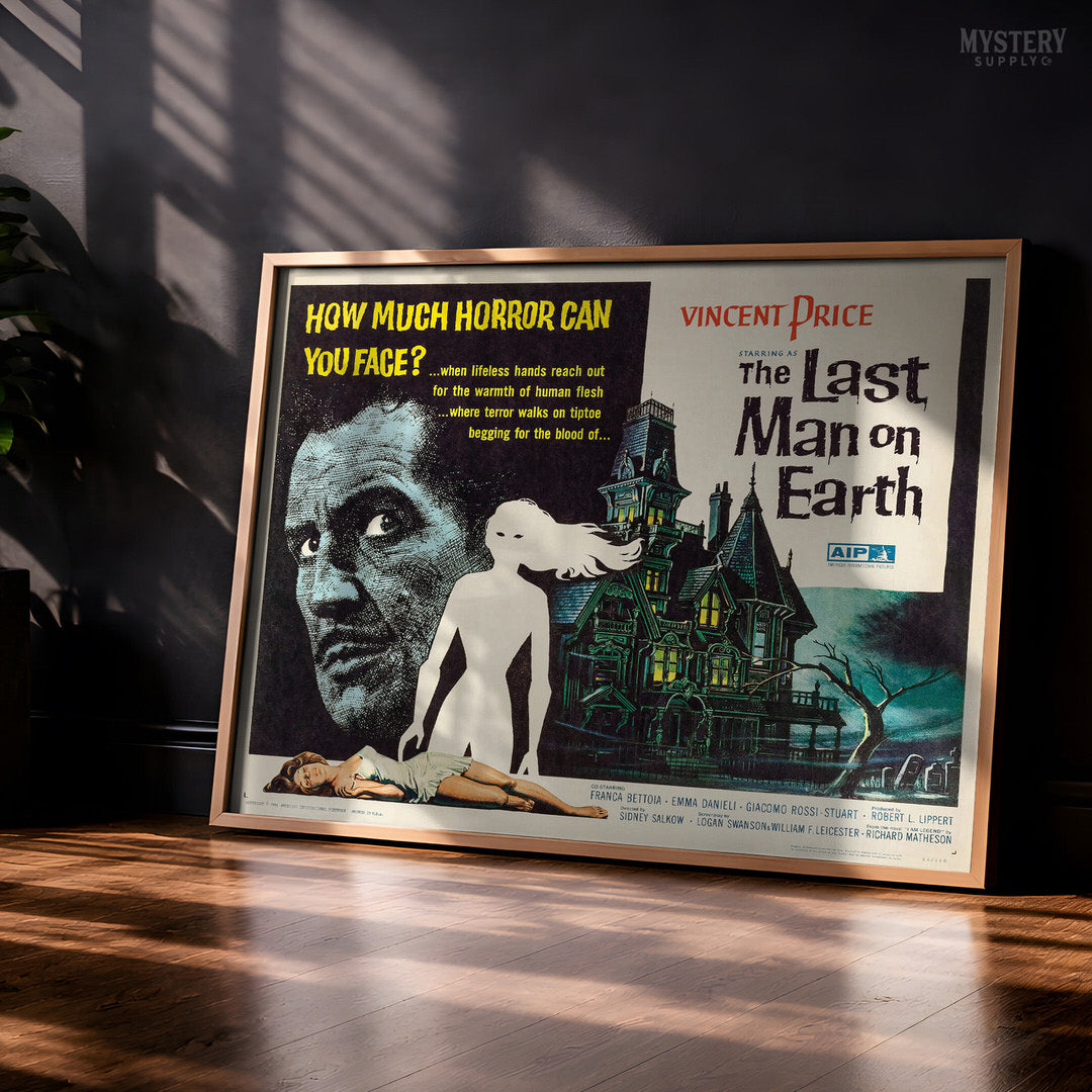 The Last Man on Earth 1964 Vincent Price Horror Movie Poster