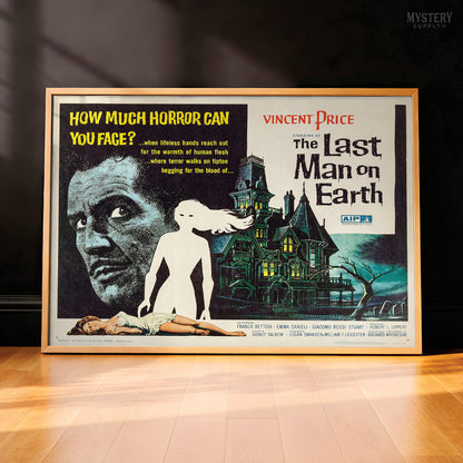 The Last Man on Earth 1964 Vincent Price Horror Movie Poster
