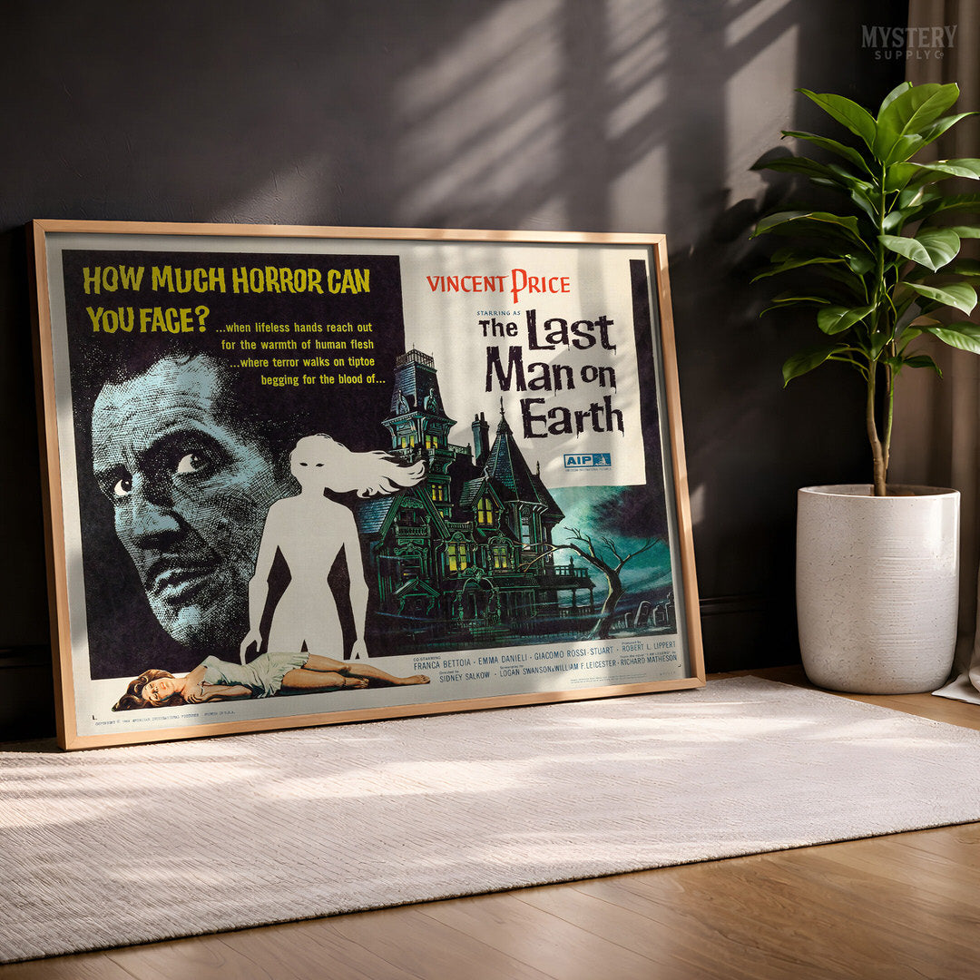 The Last Man on Earth 1964 Vincent Price Horror Movie Poster