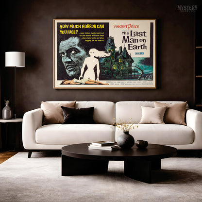 The Last Man on Earth 1964 Vincent Price Horror Movie Poster