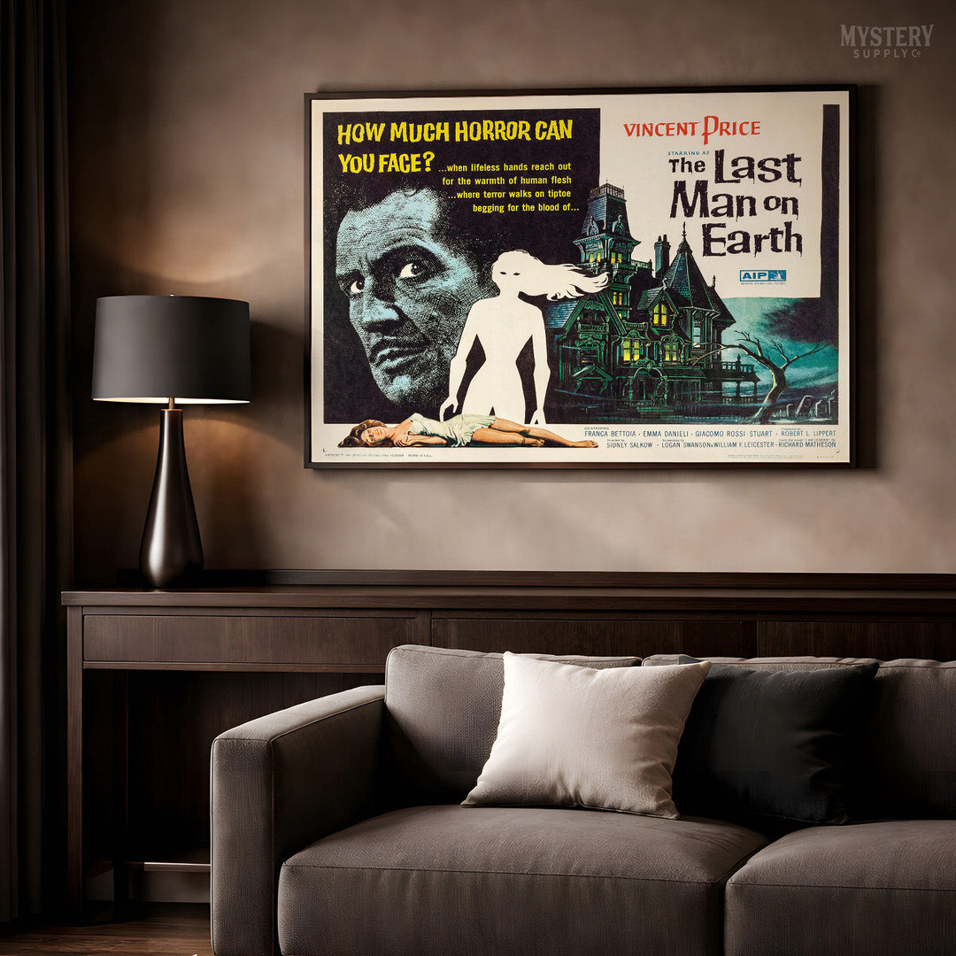 The Last Man on Earth 1964 Vincent Price Horror Movie Poster