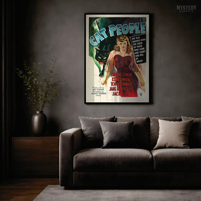 Cat People 1942 Horror Movie Poster