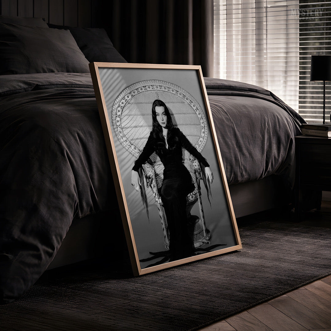 Morticia Addams Witch Photo Poster