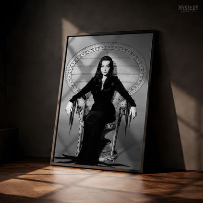 Morticia Addams Witch Photo Poster