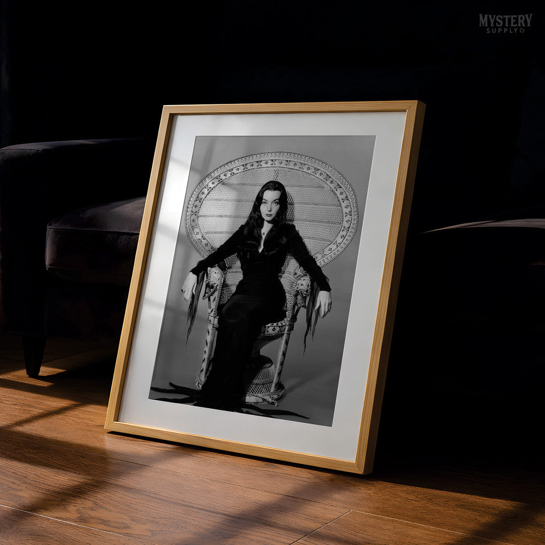 Morticia Addams Witch Photo Poster