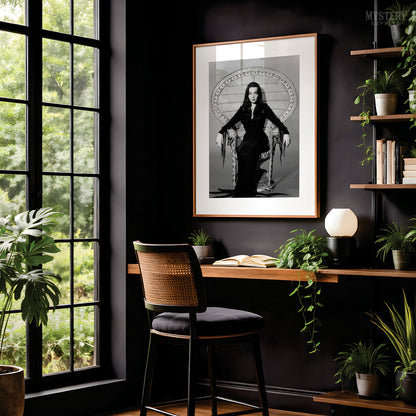 Morticia Addams Witch Photo Poster