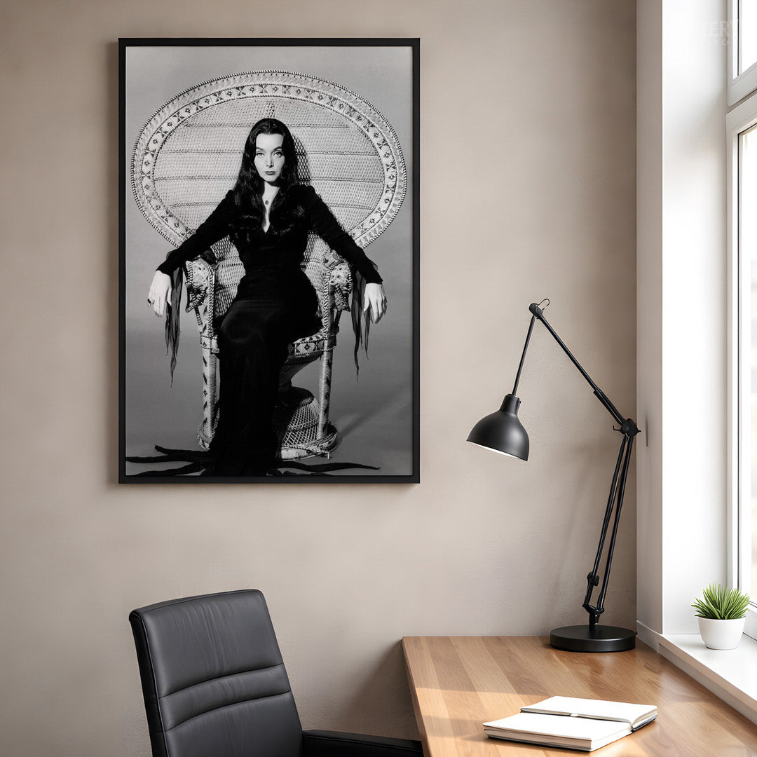 Morticia Addams Witch Photo Poster