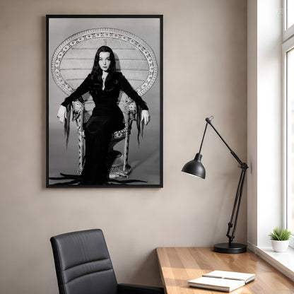 Morticia Addams Witch Photo Poster