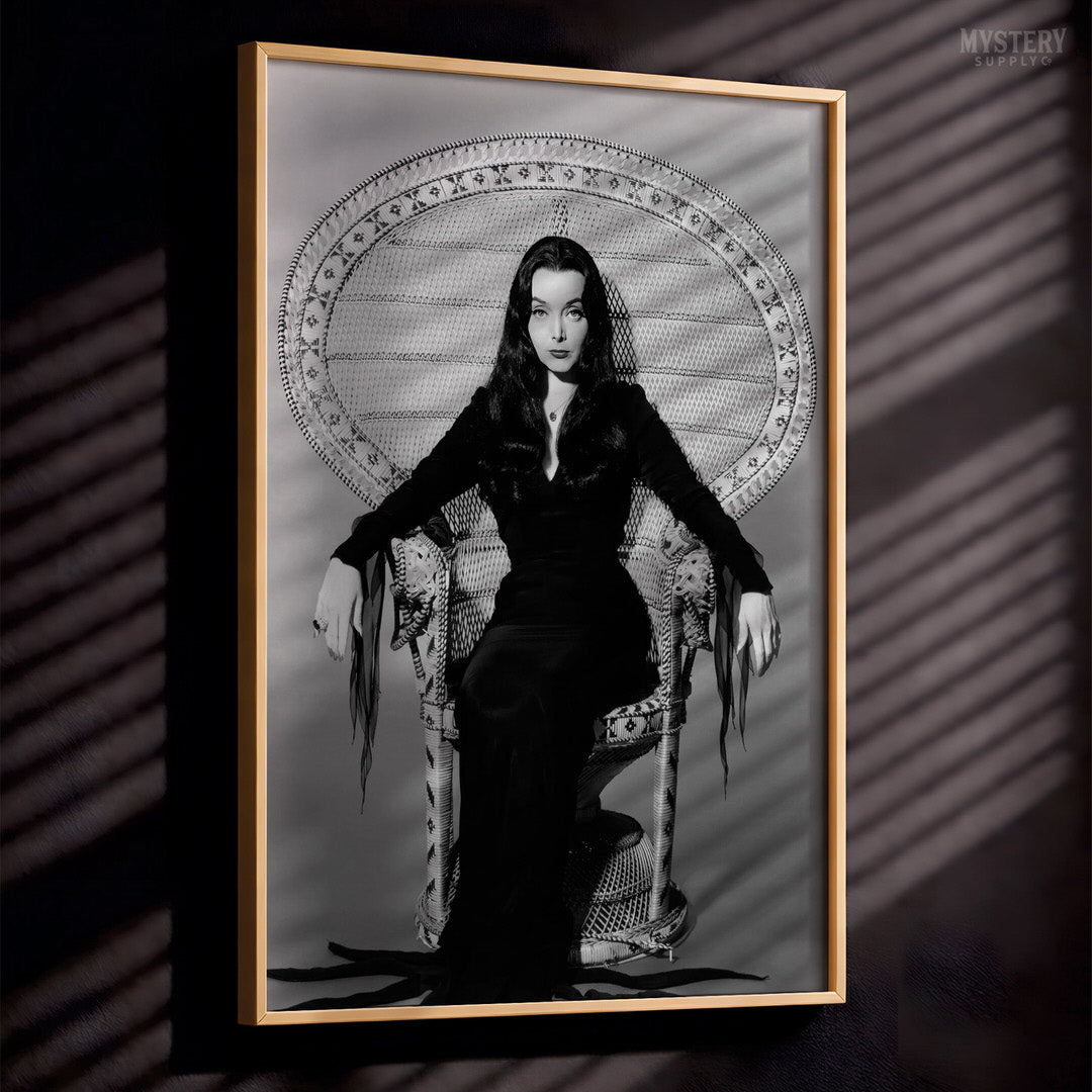 Morticia Addams Witch Photo Poster