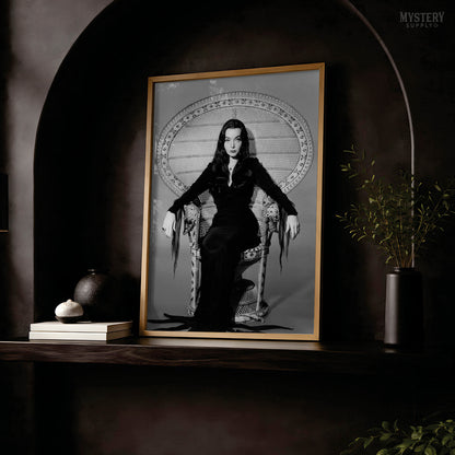 Morticia Addams Witch Photo Poster