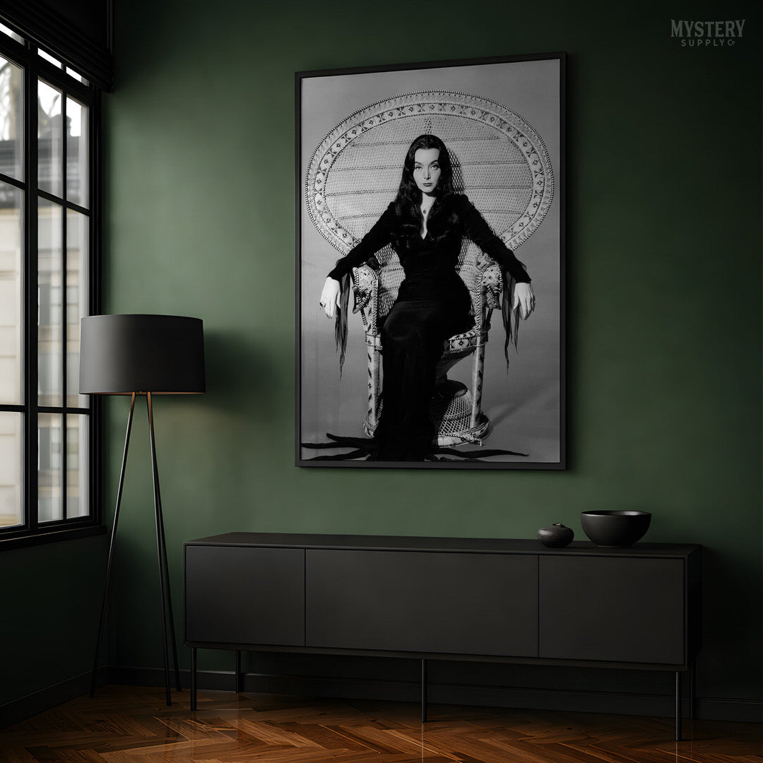 Morticia Addams Witch Photo Poster