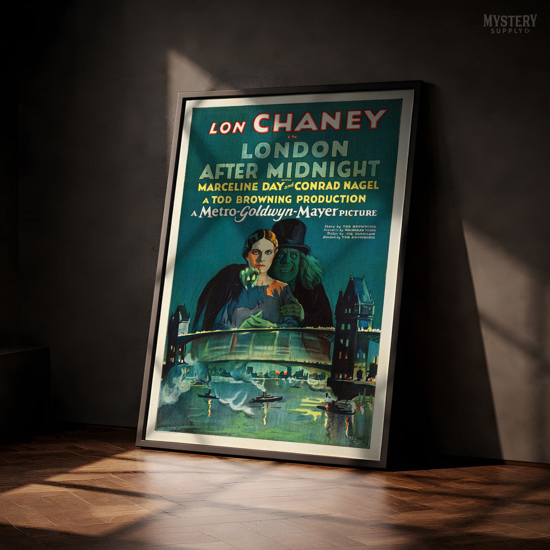 London After Midnight 1927 Horror Movie Poster