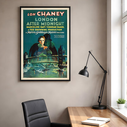 London After Midnight 1927 Horror Movie Poster