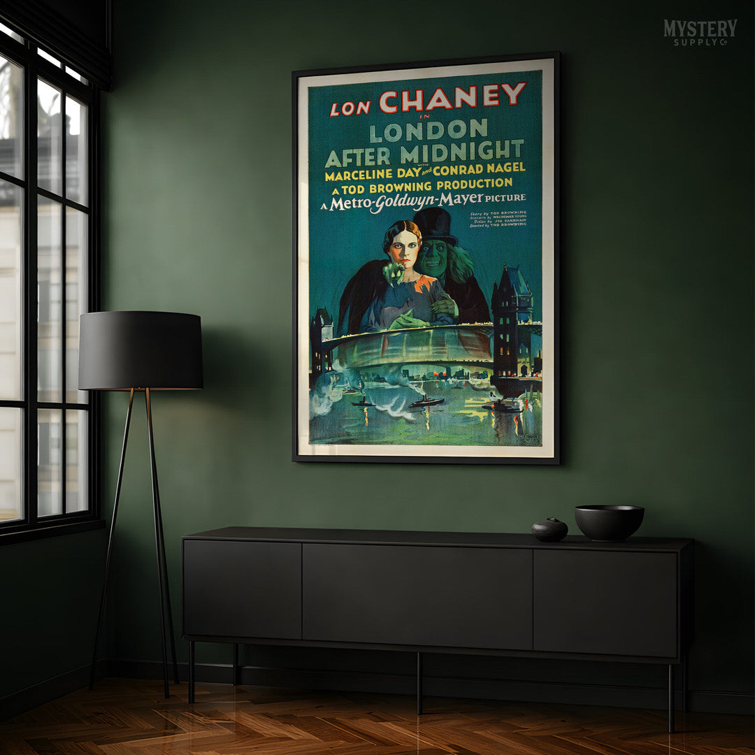 London After Midnight 1927 Horror Movie Poster