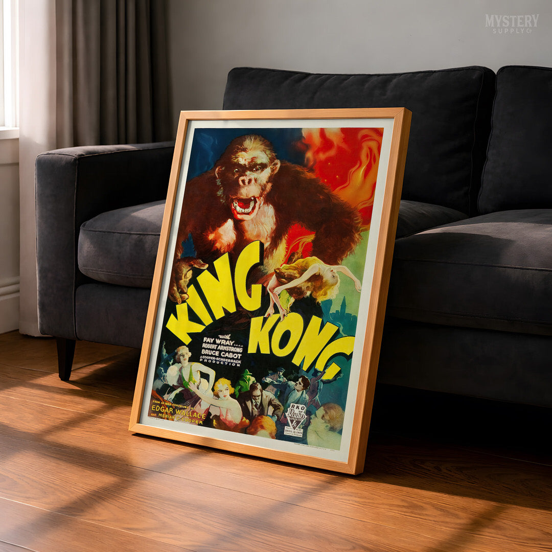 King Kong 1933 Horror Poster