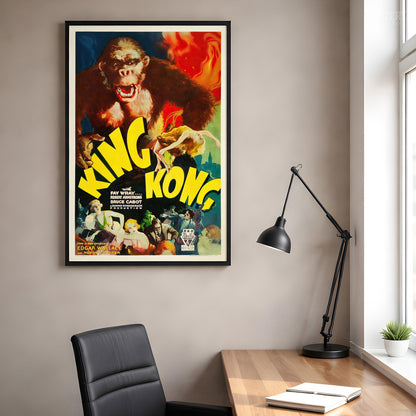 King Kong 1933 Horror Poster