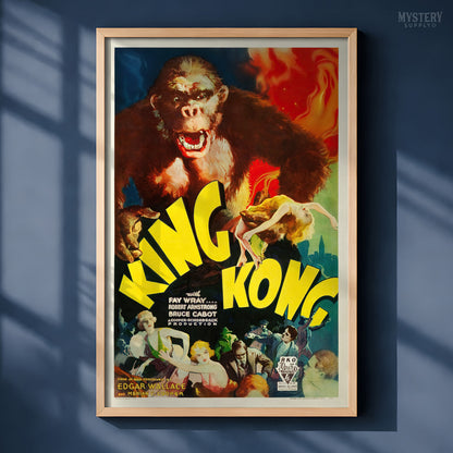 King Kong 1933 Horror Poster