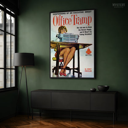 Office Tramp - Vintage Pulp Paperback Cover