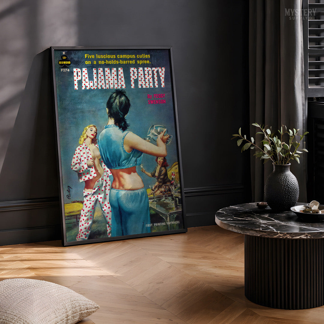 Pajama Party - Vintage Pulp Paperback Cover