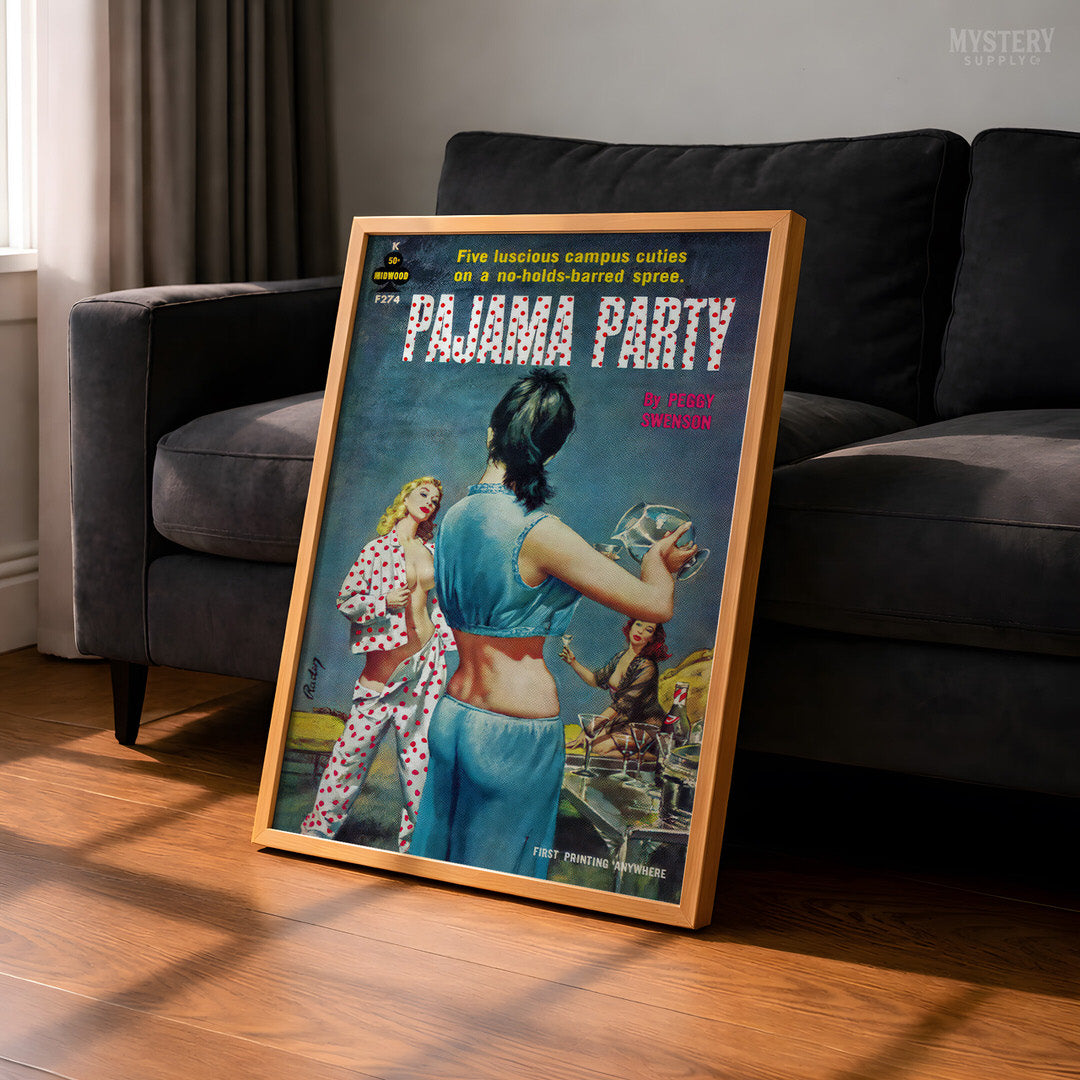 Pajama Party - Vintage Pulp Paperback Cover