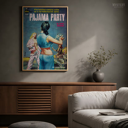 Pajama Party - Vintage Pulp Paperback Cover