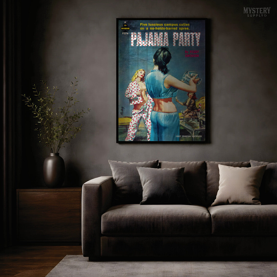Pajama Party - Vintage Pulp Paperback Cover
