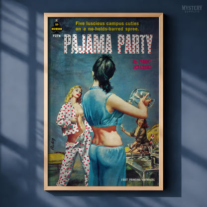 Pajama Party - Vintage Pulp Paperback Cover