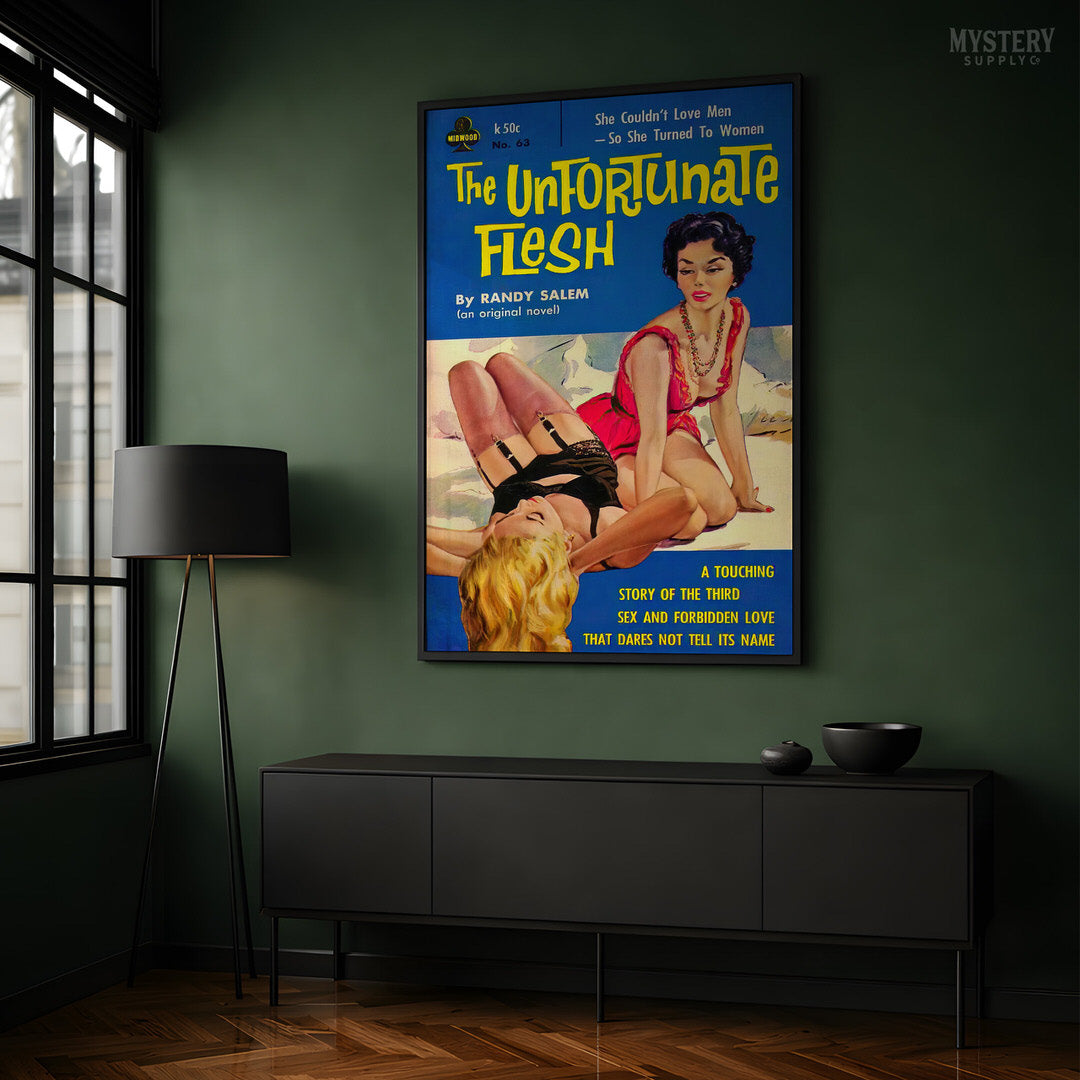 The Unfortunate Flesh - Vintage Pulp Paperback Cover