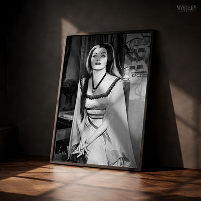 Lily Munster 10,000 Volts Vintage Munsters Vampire Photo